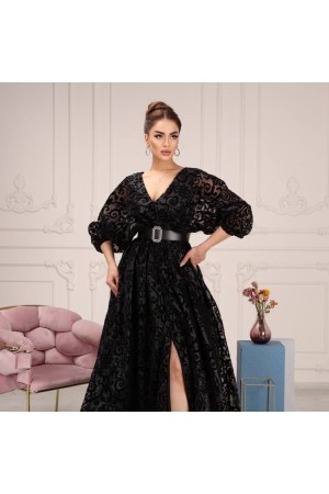 118947 TOPTAN SİYAH ABİYE