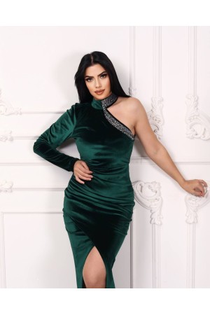 118968 TOPTAN ZÜMRÜT YEŞİL ABİYE