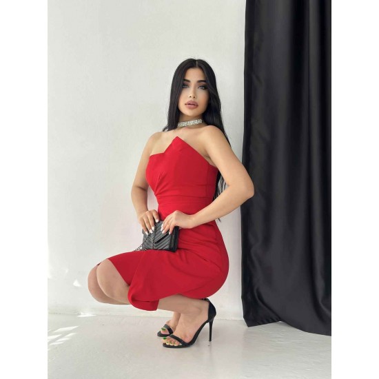 118976 red Evening dress