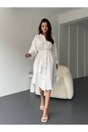 119021 TOPTAN BEYAZ ELBİSE