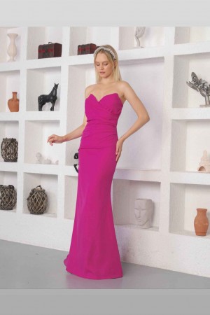 119030 fuchsia Evening dress