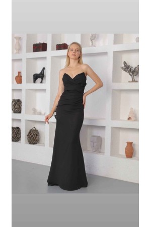 119032 black Evening dress