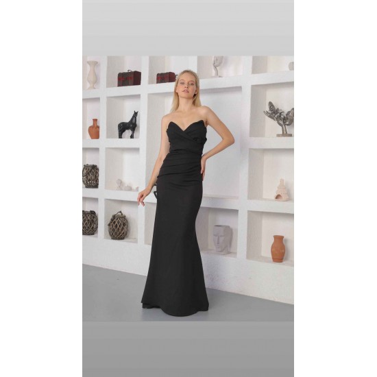 119032 black Evening dress