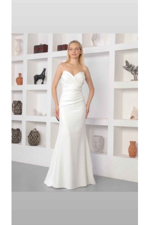 119033 white Evening dress