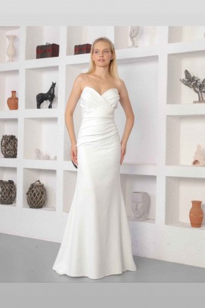 119033 white Evening dress