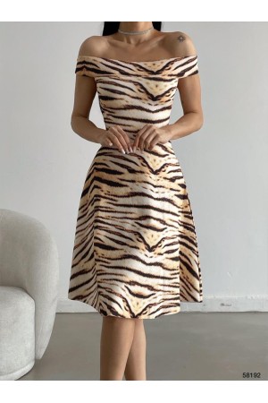 119074 TOPTAN DESENLİ ELBİSE