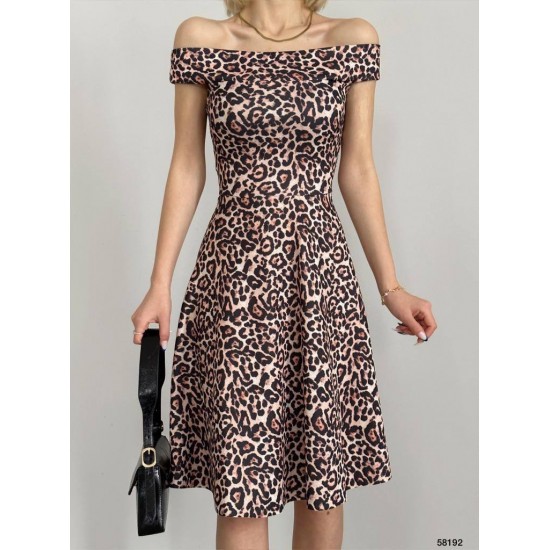 119075 TOPTAN DESENLİ ELBİSE