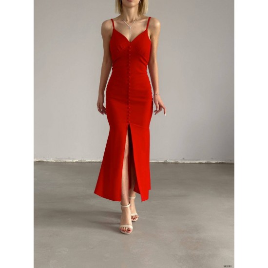 119119 red Evening dress