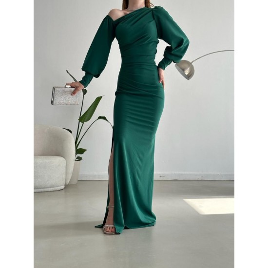 119169 Emerald Green Evening dress