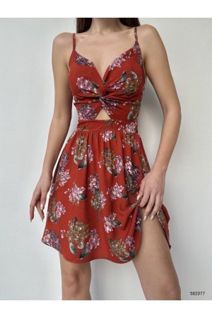 119217 patterned DRESS