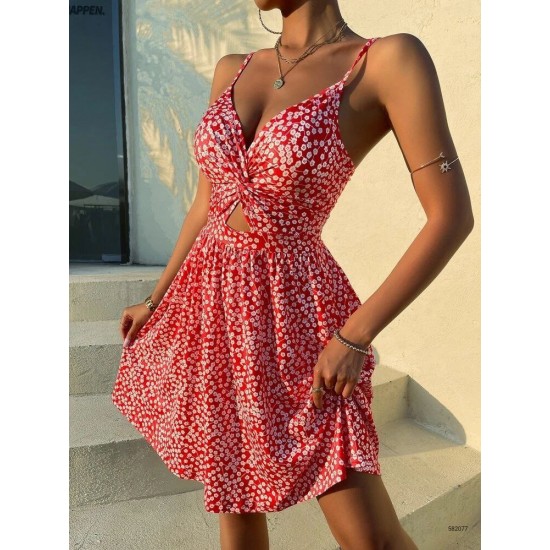 119218 TOPTAN DESENLİ ELBİSE