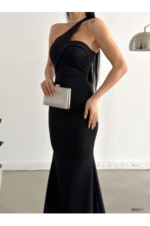 119242 TOPTAN SİYAH ABİYE