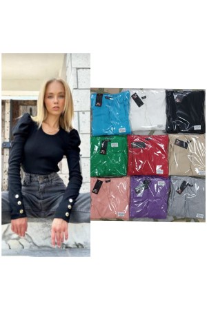 130575 TOPTAN SİYAH BLUZ