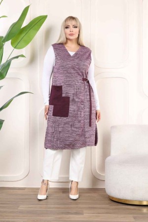131329 Burgundy WAISTCOAT