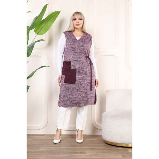 131329 Burgundy WAISTCOAT