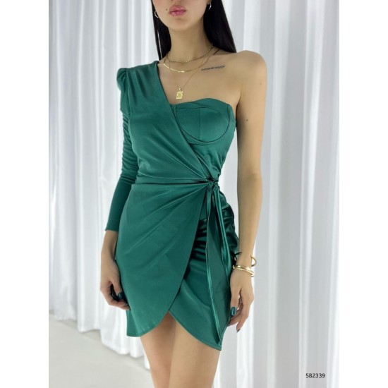 141728 GREEN DRESS