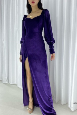 141737 TOPTAN MOR ELBİSE