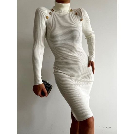 141762 TOPTAN BEYAZ ELBİSE