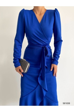 141944 TOPTAN SAKS ELBİSE