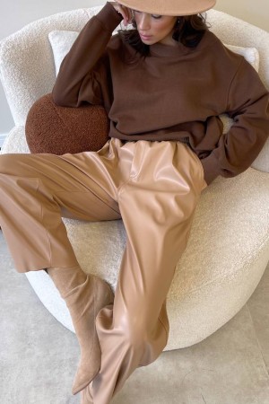 141975 TOPTAN CAMEL PANTOLON