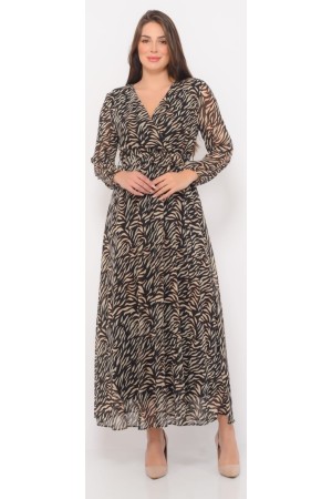 142016 TOPTAN DESENLİ ELBİSE