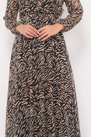 142016 TOPTAN DESENLİ ELBİSE