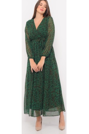 142018 TOPTAN DESENLİ ELBİSE