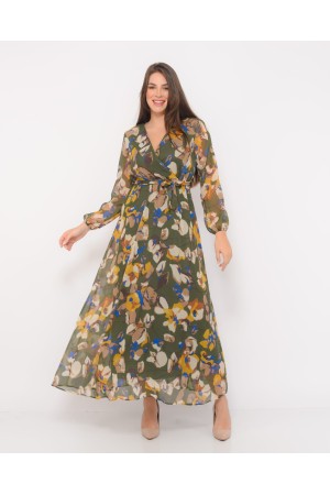 142020 TOPTAN DESENLİ ELBİSE