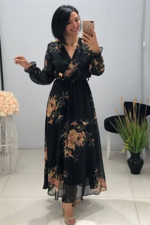 142023 TOPTAN DESENLİ ELBİSE