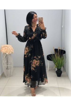 142023 TOPTAN DESENLİ ELBİSE