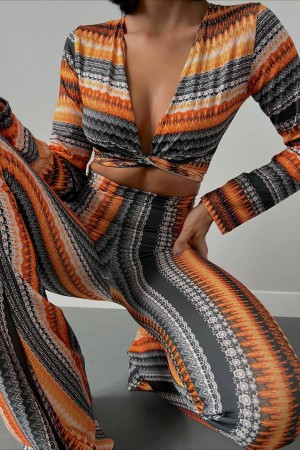 143120 TOPTAN DESENLİ PANTOLON TAKIM