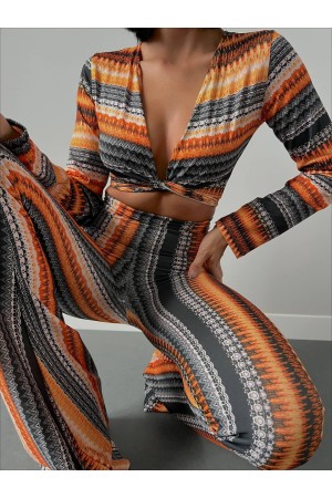 143120 TOPTAN DESENLİ PANTOLON TAKIM