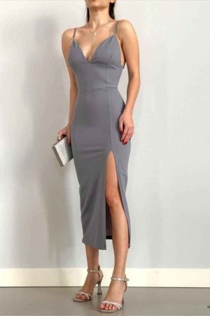 143338 Grey DRESS