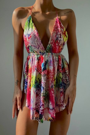 143804 patterned DRESS