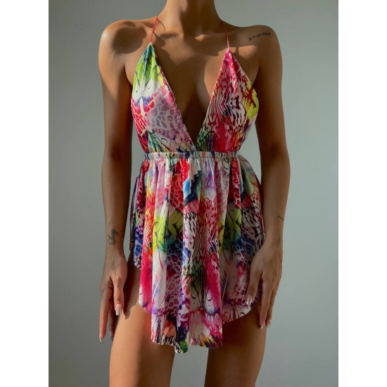 143804 patterned DRESS