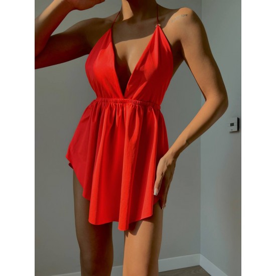 143806 red DRESS