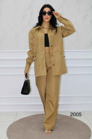 143849 TOPTAN CAMEL PANTOLON TAKIM