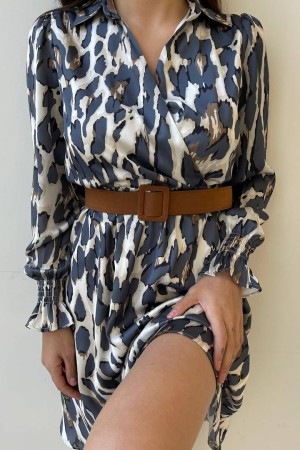 144082 patterned DRESS