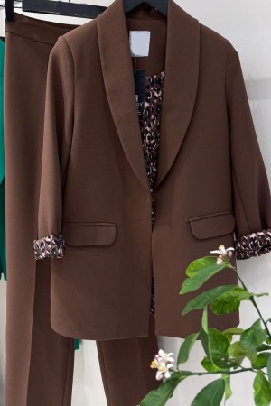 144090 TOPTAN KAHVE PANTOLON TAKIM