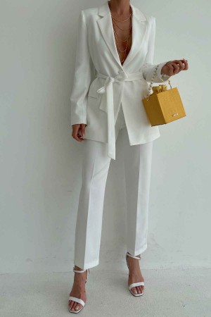 144256 TOPTAN BEYAZ PANTOLON TAKIM