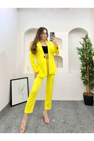 144258 TOPTAN SARI PANTOLON TAKIM