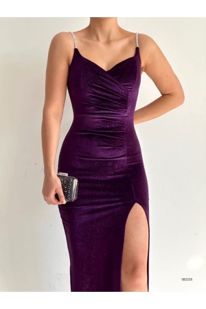 144318 TOPTAN MOR ELBİSE