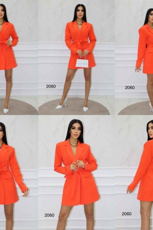 144503 orange DRESS