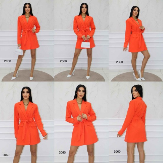 144503 orange DRESS