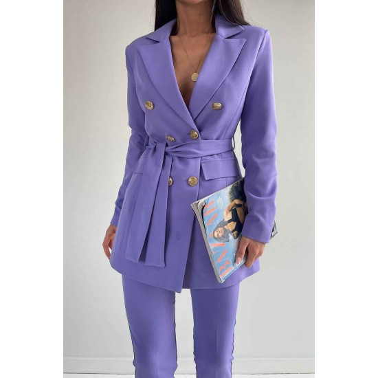 144778 lilac Pants suit