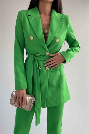 144781 GREEN Pants suit