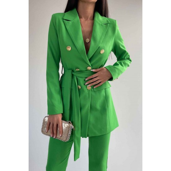 144781 GREEN Pants suit