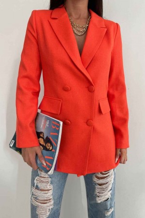 144791 TOPTAN TURUNCU CEKET