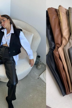 146689 TOPTAN EKRU PANTOLON