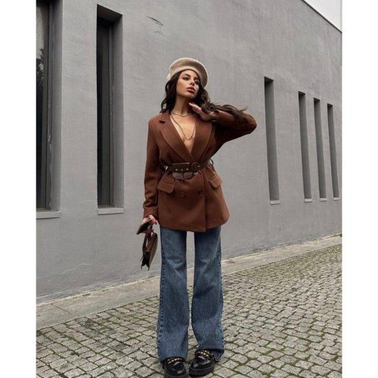 146732 coffee JACKET